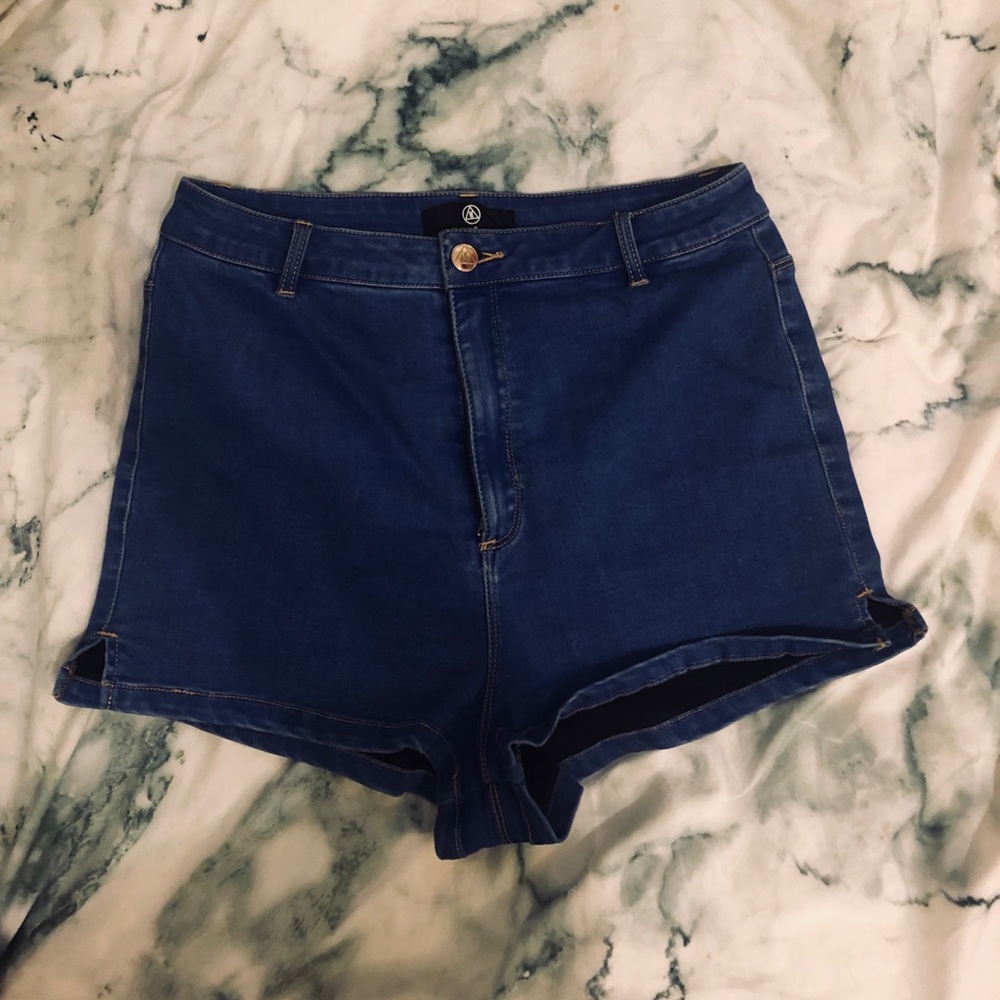 Denim HIGH WAISTED shorts
